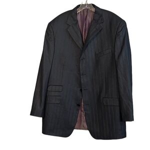 Earvin Magic Johnson Men's Sport Coat Jacket Blazer Style In Italy, Size 44R